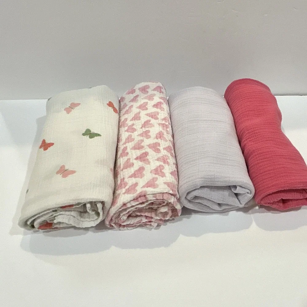 4-Cotton Swaddles